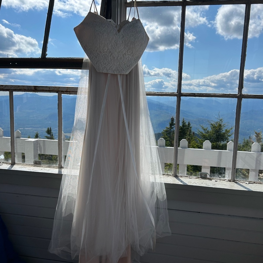 Custom Made Two Piece Wedding Gown